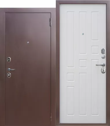 Входная дверь «Ferroni» ГАРДА 8 мм Белый ясень