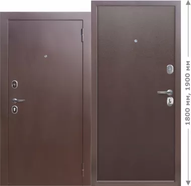 Входная дверь «Ferroni» ГАРДА mini металл/металл