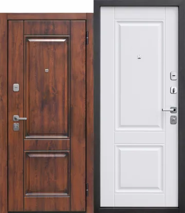 Входная дверь «Ferroni» 9,5 см ВЕНА винорит патина МДФ/МДФ